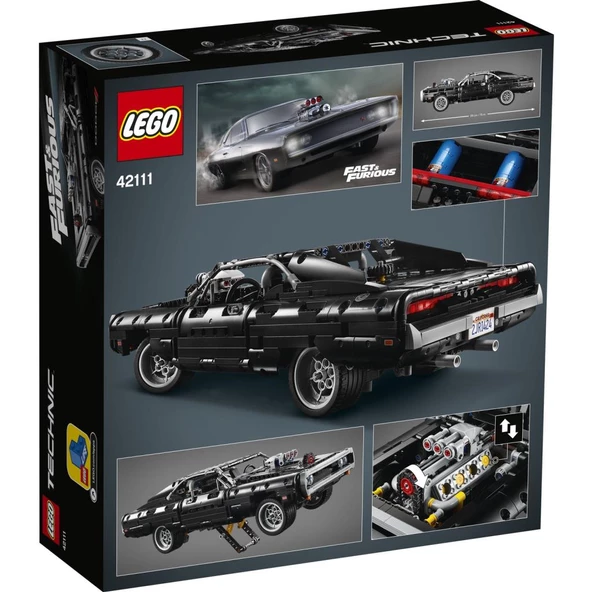 LEGO Technic 42111 Dom'un Dodge Charger'ı (1077 Parça) - Resim 4