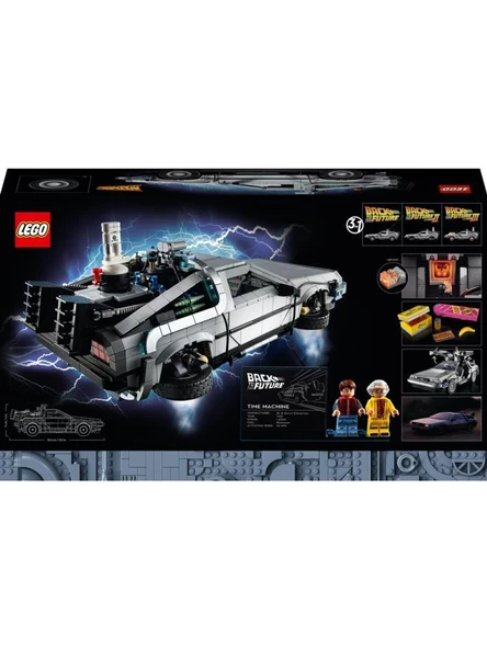 LEGO Icons 10300 Geleceğe Dönüş Zaman Makinesi (1868 Parça) - Resim 4