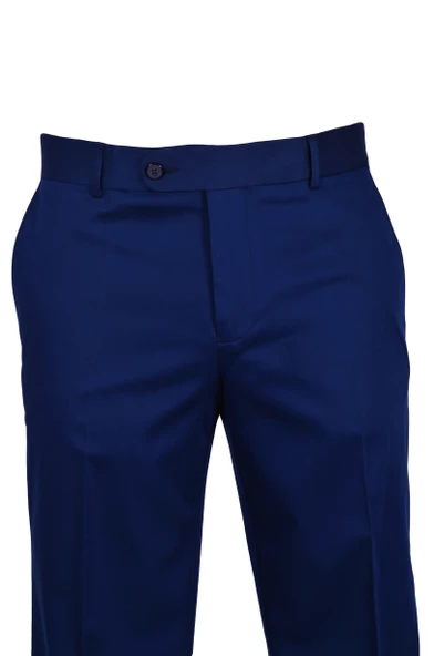 Cengiz İnler Fermuarlı Yan Cep Düz Pamuklu Likralı  Slim Fit Erkek Pantolon - 2