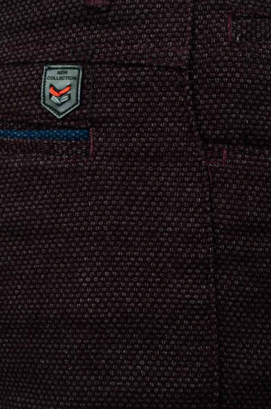 Cengiz İnler Fermuarlı 5 Cep Kuş Gözü Slim Fit Erkek Kanvas Pantolon - 8