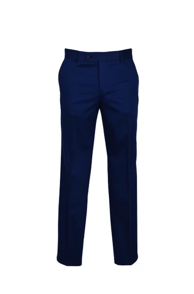 Cengiz İnler Fermuarlı Yan Cep Düz Pamuklu Likralı  Slim Fit Erkek Pantolon