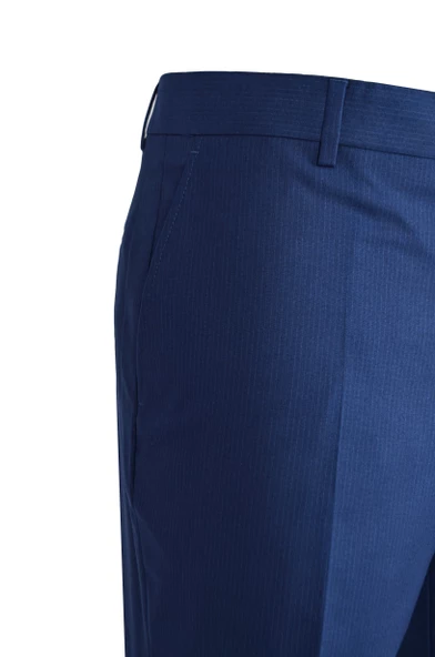 Cengiz İnler İnce Çizgili Slim Fit Erkek Kumaş Pantolon - 2