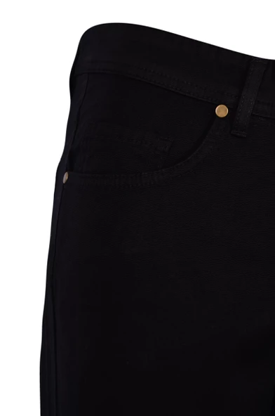 Cengiz İnler 5 Cepli Düz  Slim Fit Erkek Kanvas Pantolon - 3