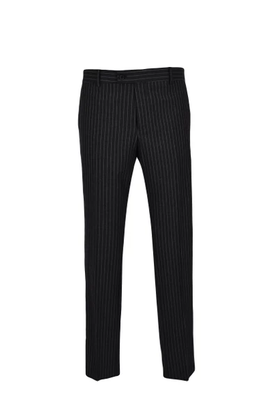 Cengiz İnler Kalın Çizgi  Slim Fit Erkek Kumaş Pantolon - 7