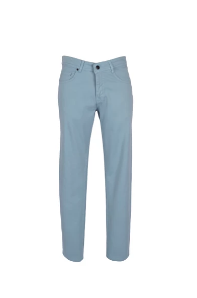 Cengiz İnler  Fermuarlı 5 Cep Düz  Slim Fit Erkek Kanvas Pantolon - 5