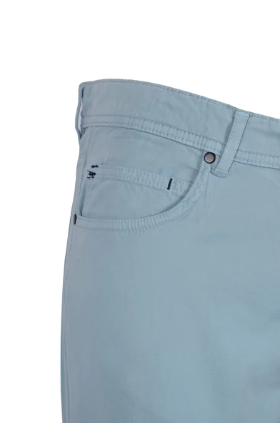 Cengiz İnler  Fermuarlı 5 Cep Düz  Slim Fit Erkek Kanvas Pantolon - 6