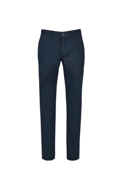 Cengiz İnler Fermuarlı Yan Cep Armürlü  Slim Fit Erkek Kanvas Pantolon - 4