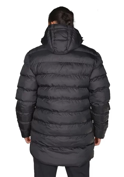 Uhlsport Free - Erkek Siyah Uzun Mont - 2