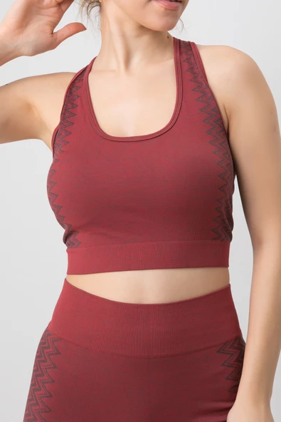 DoReMi Seamless Çapraz Kalın Askılı Spor Sütyen - Resim 4