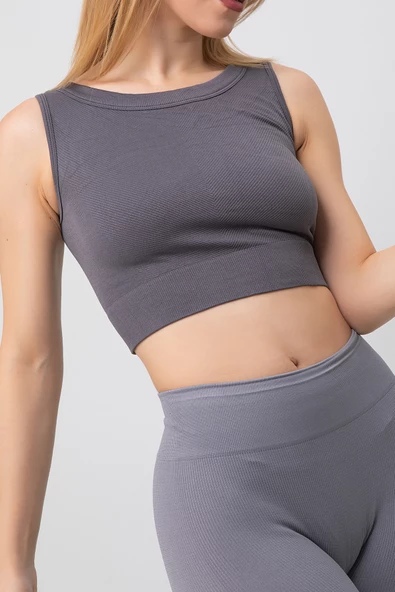 DoReMi Seamless Ripli Spor Büstiyer - 5