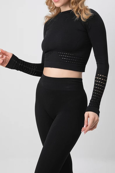 DoReMi Seamless Uzun Kollu Spor Tişört - 2