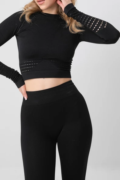 DoReMi Seamless Uzun Kollu Spor Tişört - 5