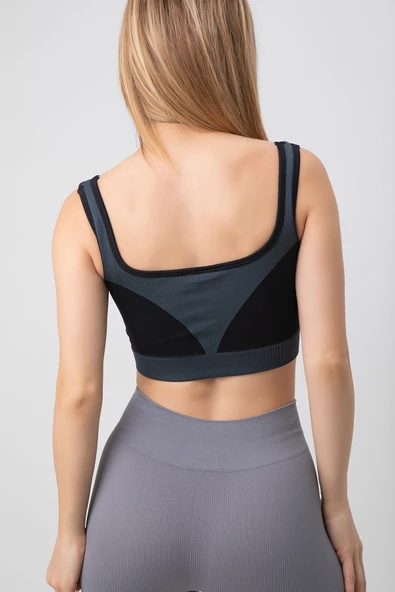 DoReMi Seamless Fitilli Kalın Askılı Spor Sütyen - 7