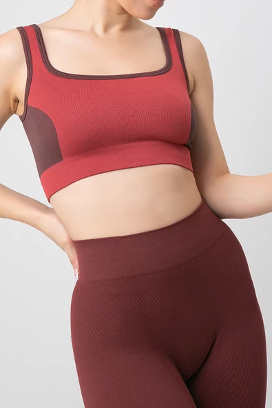 DoReMi Seamless Fitilli Kalın Askılı Spor Sütyen - 10