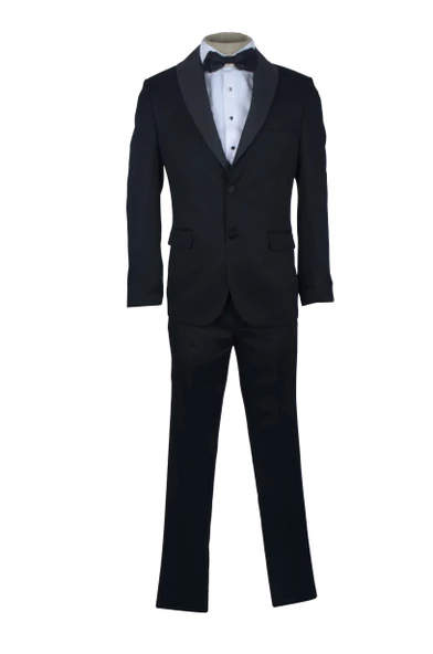 Cengiz İnler Armürlü Şal Yaka Tek Düğme Damatlık - 6