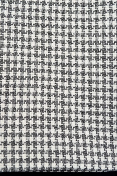 Cengiz İnler Kazayağı Desen Kırlangıç Yaka Çift Düğme Kruvaze Slim Erkek Ceket - Resim 3