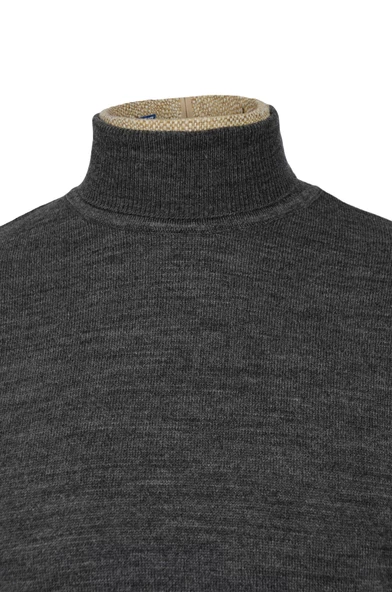 Cengiz İnler Tam Balıkçı Düz Slim Fit Erkek Triko - 7