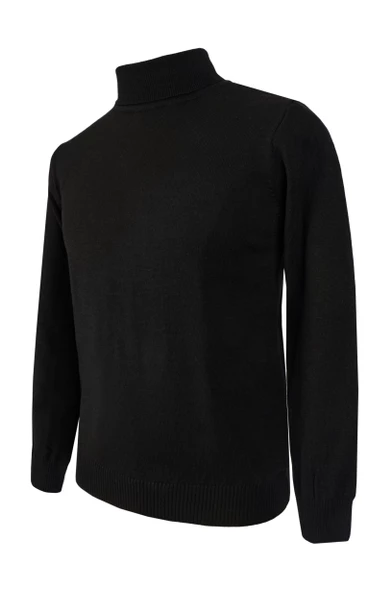 Cengiz İnler Tam Balıkçı Düz Slim Fit Erkek Triko - 4