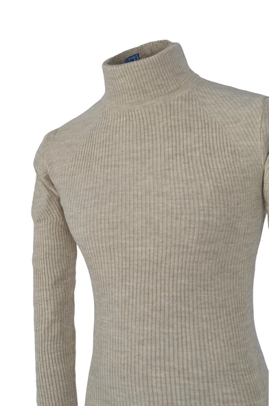 Cengiz İnler Yarım Balıkçı İnce Fitil Slim Fit Erkek Triko - 3