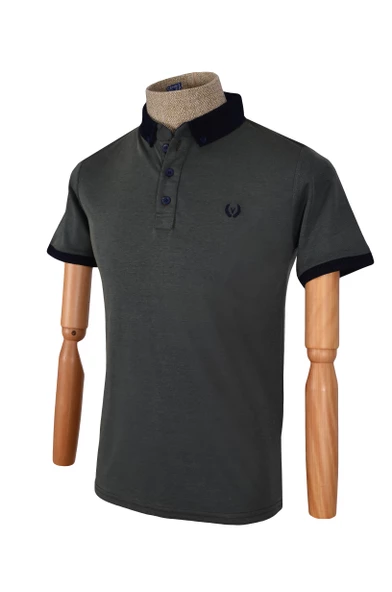 Cengiz İnler Polo Yaka Düz Slim Fit Erkek T-shirt - 2