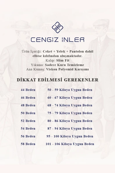 Cengiz İnler Kırçıl Desen Kırlangıç Yaka Tek Düğme Slim Erkek Ceket