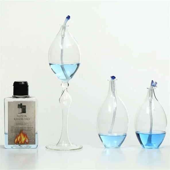 Vitale 3'lü Kandil Seti  AK.MNR-TRNO-MV ürün görseli 1