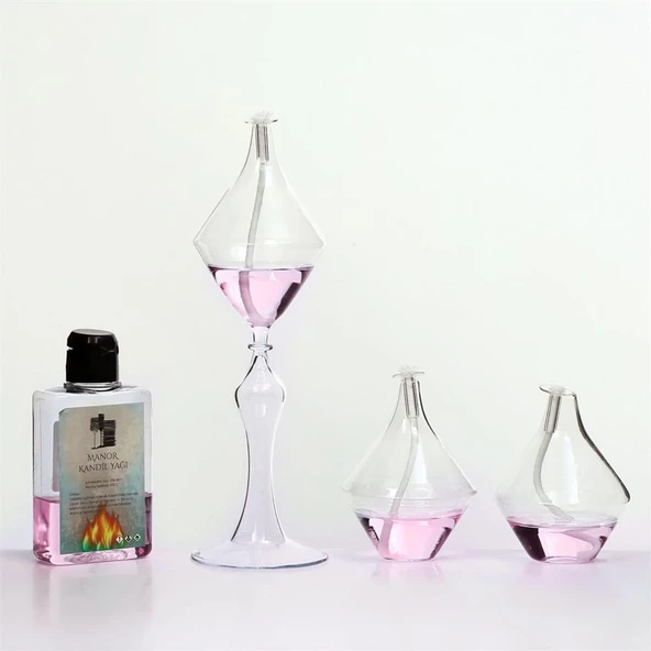 Vitale 3'lü Kandil Seti AK.MNR-SNA-PM ürün görseli 1