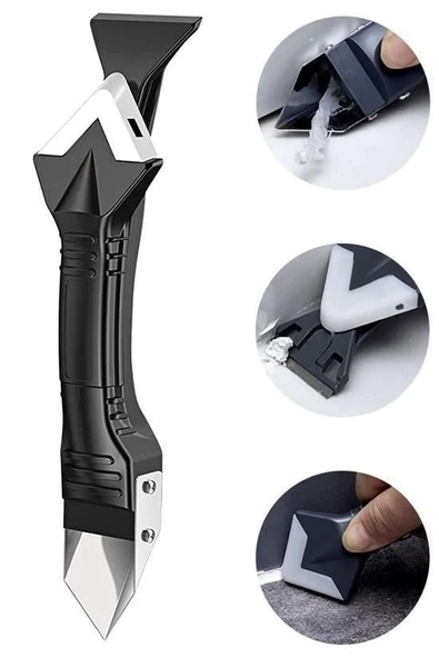 BUFFER®  3 ü 1 Arada Fayans Derz Silikon Kazıyıcı Sıyırıcı Ve Uygulayıcı Aparat - 8