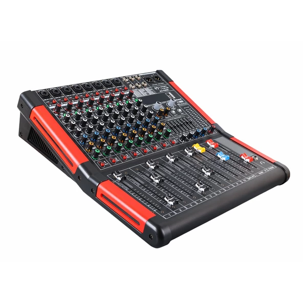 MAGICVOICE MV-P800 8 CH-USB/BT DECK MIXER [KOLİSİ İKİLİ ]