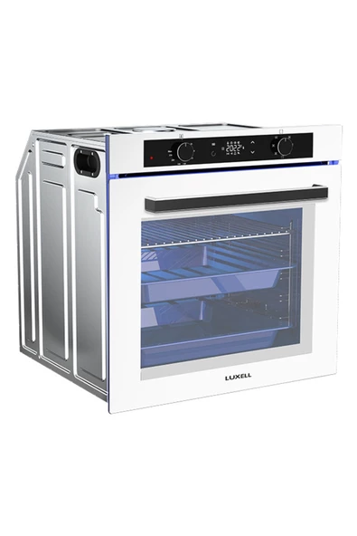 Luxell 88 Litre Süper Kristal Beyaz Ankastre Set New Series - 3