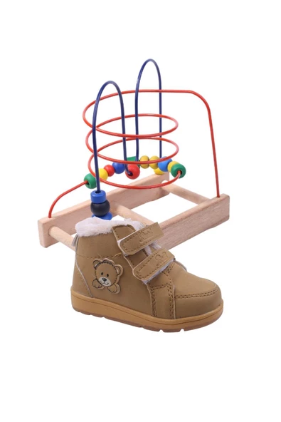 Papuç Sepeti 2589 Unisex Çocuk İçi Yünlü Termo Taban Kar Botu - 2