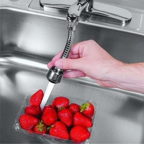 BUFFER® Turbo Flex 2 Aşamalı Plastik Esnek Musluk Başlığı Pratik Tak Kullan - 6