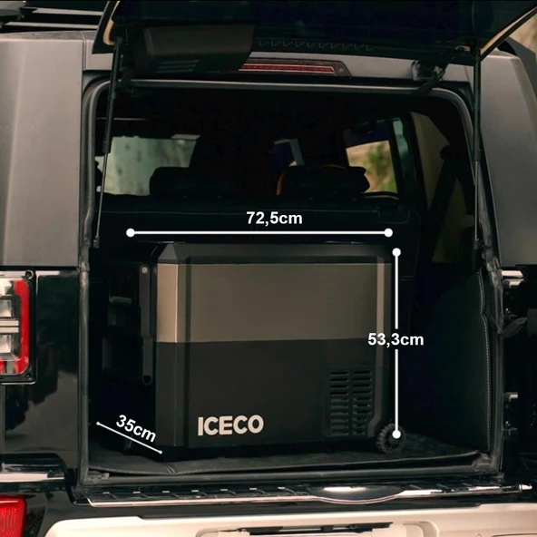 ICECO JP50PRO 12/24Volt 47 Litre Tekerlekli Outdoor Kompresörlü Oto Buzdolabı/Dondurucu - 12