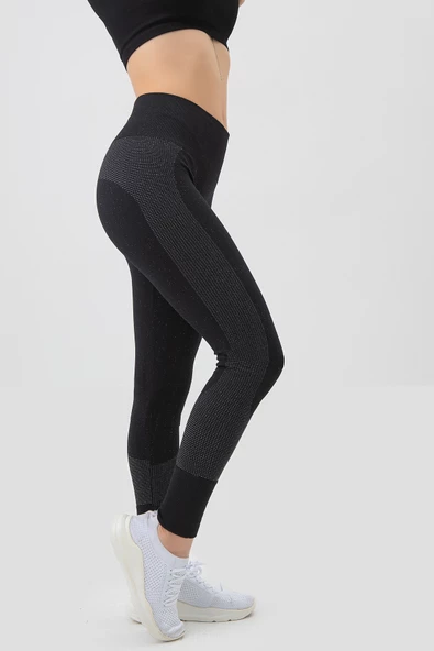 GIGOTTO Kadın Seamless Yüksek Bel Spor Tayt-006 - 5