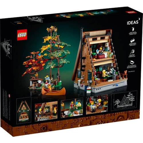 LEGO Ideas 21338 Dik Çatılı Kulübe (2082 Parça) - 2