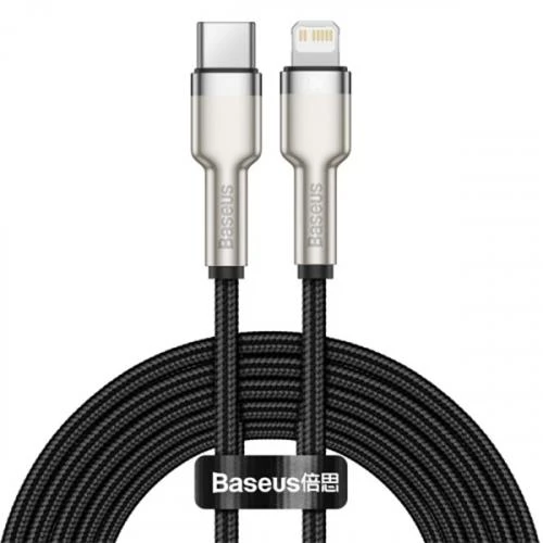 Baseus 20W 25Cm Ultra Hızlı Type-C to Lightning Şarj ve Data Kablosu, Kopmaz, Kırılmaz Halat Kablo