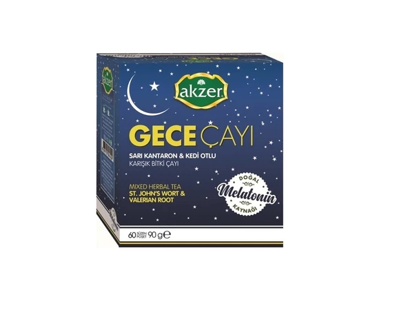 Akzer Gece Çayı 60 Süzen Poşet Çay