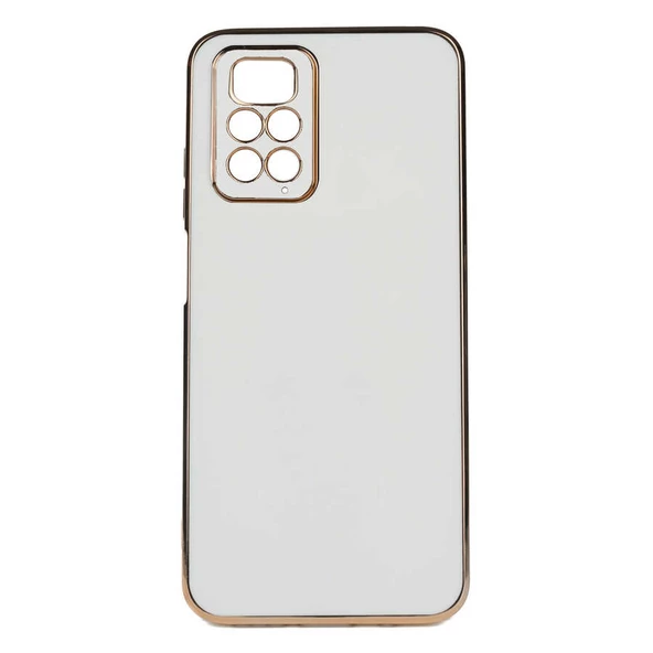 Xiaomi Redmi Note 11 Global Kılıf Bark Kenarları Altın Renk Kılıf ürün görseli 1