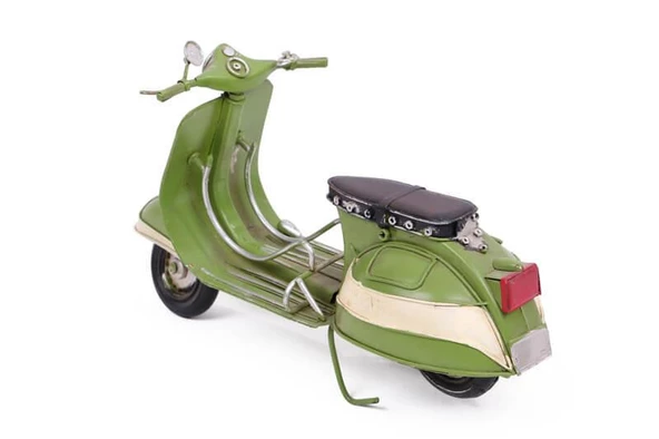 Dekoratif Metal Scooter Vintage Hediyelik Biblo