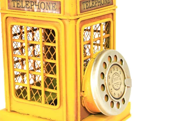 Dekoratif Metal Ahizeli Telefon Kumbara Biblo Hediyelik - 3