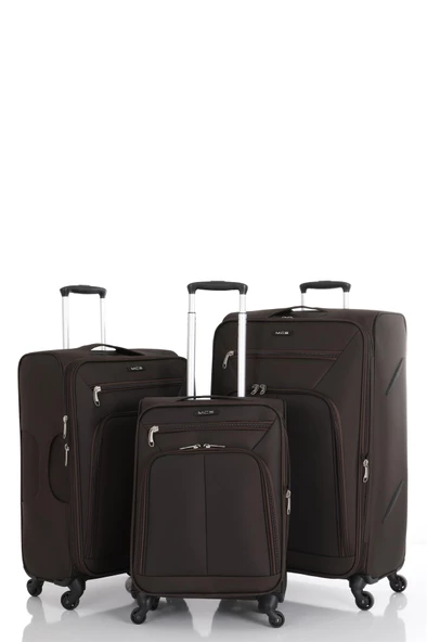 Mçs Üçlü Lüx Kumaş Valiz Seti V116 - 6