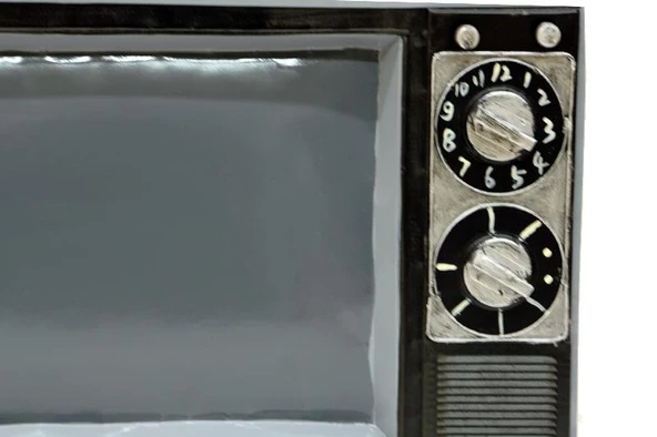 Televizyon Siyah Vintage Dekoratif Hediyelik - 3