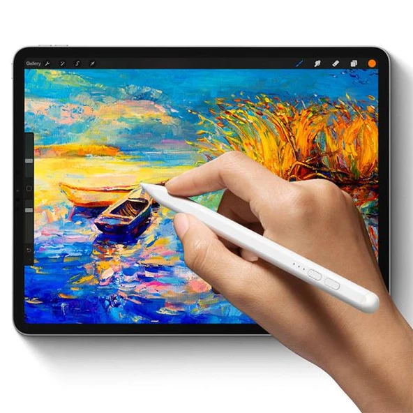Baseus 130Mah Şarjlı Apple İpad 6 Dokunmatik Tablet Kalemi, Aktif Versiyon, İpad 6 A1893 / A1954 - 2