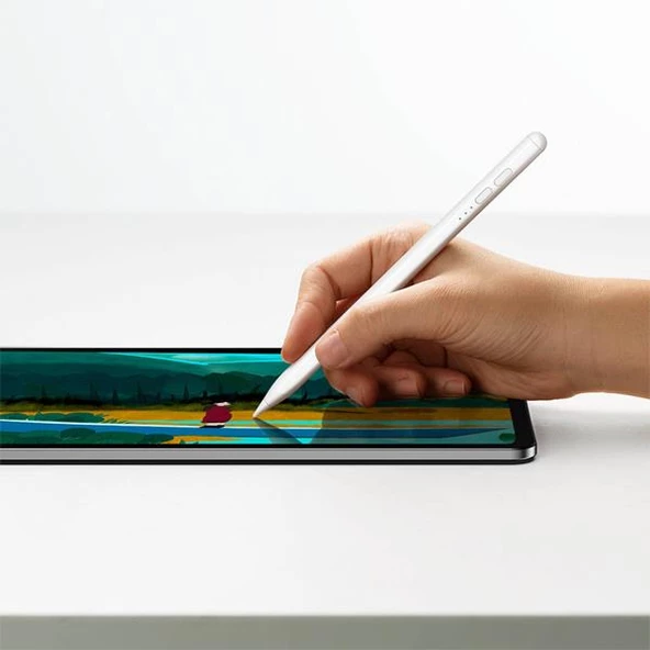 Baseus 130Mah Şarjlı Apple İpad 6 Dokunmatik Tablet Kalemi, Aktif Versiyon, İpad 6 A1893 / A1954 - 4