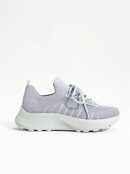 Amsterdam Ultra Rahat Gri Kadın Spor Ayakkabı - 4