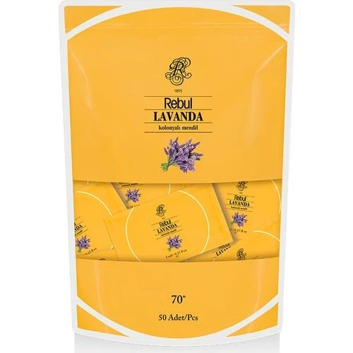 Rebul Kolonyalı Mendil Lavanta 50 li - 1