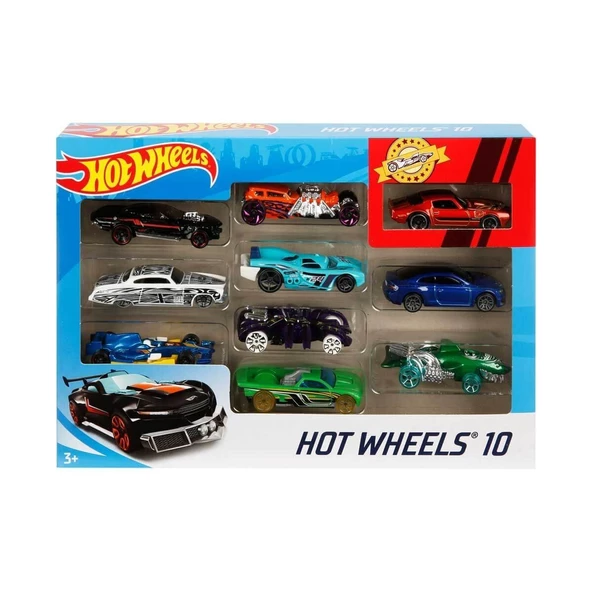 54886 Hot Wheels 10'lu Araba Seti - Karışık Asorti  - Erkol Özel Kampanya Fiyatı - 7