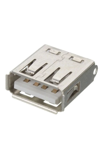 4 PİN DİŞİ USB SOKET - PLASTİK KAPAKLI USB BAĞLANTI - 4