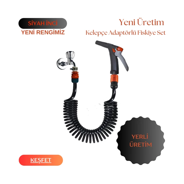 Plasyay Spiral Sulama Yıkama Hortum Rekorlu ve Yeni Tetikli Uzun Başlıklı Set - 4