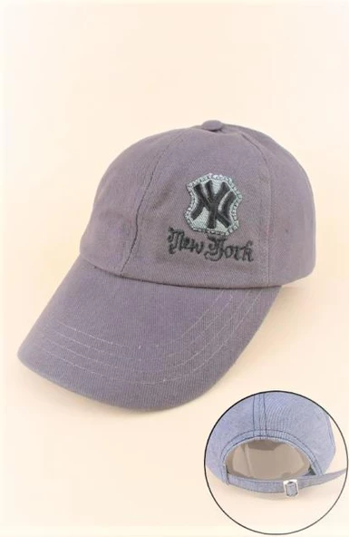 Ny Armalı Tokalı Cap   Gri